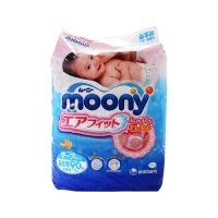 日本尤妮佳moony婴幼儿纸尿裤 新生儿尿不湿NB90（0-5kg）保税区发货