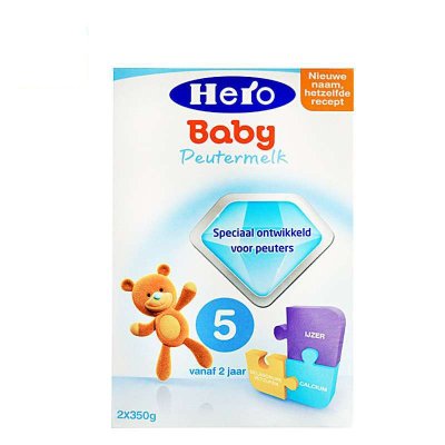 荷兰美素 Hero baby 婴幼儿配方奶粉荷兰原装进口宝宝奶粉5段 (2岁以上)700g 保税区发货