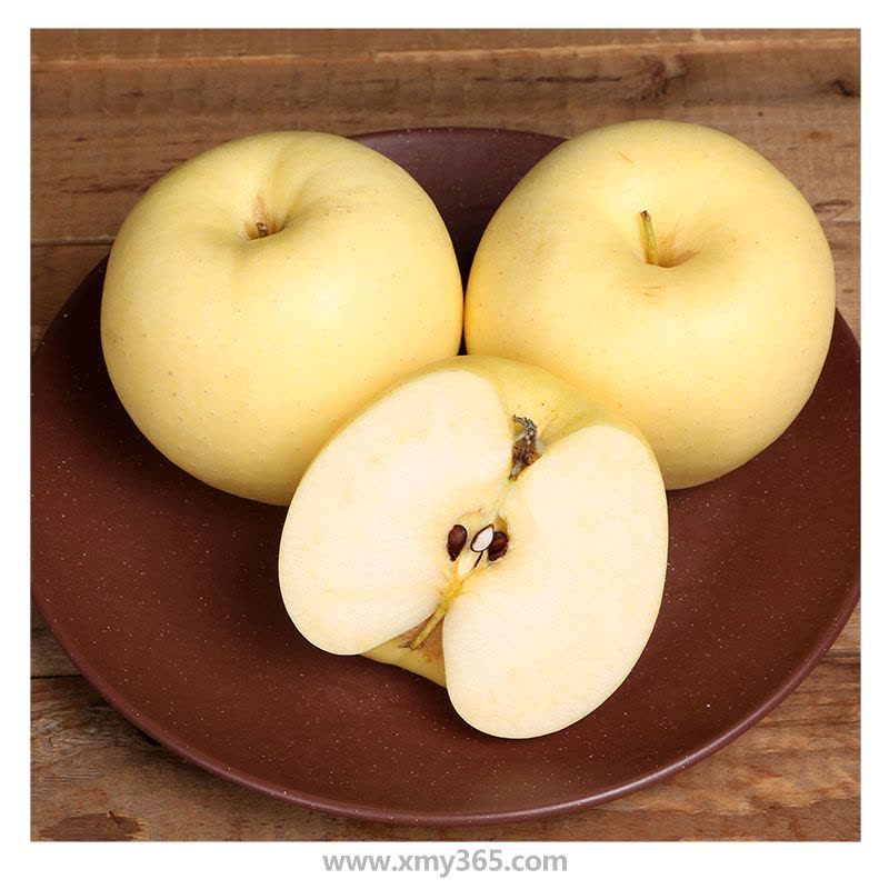 甘肃金帅苹果 6个/盒(约1.2kg) 金帅苹果 新鲜苹果 苹果水果甘肃苹果黄色大苹果 甜苹果 国产苹果图片
