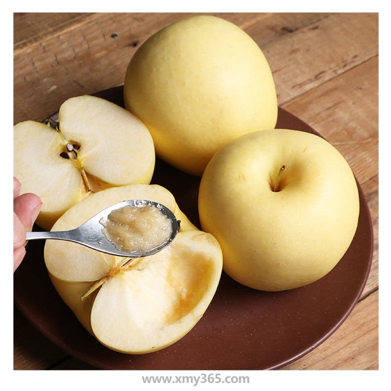 甘肃金帅苹果 6个/盒(约1.2kg) 金帅苹果 新鲜苹果 苹果水果甘肃苹果黄色大苹果 甜苹果 国产苹果图片