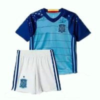 短袖短款足球比赛服16-17西班牙国家队俱乐部 儿童学生守门员足球服套装 足球服 竞技申球迷版 足球服训练服套装