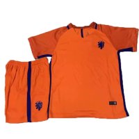 夏季清爽儿童学生短袖足球服套装荷兰球衣欧洲杯荷兰国家队俱乐部主场9号范佩西11号罗本足球比赛队服