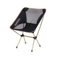 户外折叠椅子便携式轻便月亮椅航空铝合金钓鱼凳休闲写生靠背椅
