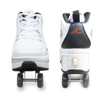 欧伦萨 运动户外轮滑滑板新款变形轮滑鞋两用旱冰鞋溜冰鞋滑冰男款