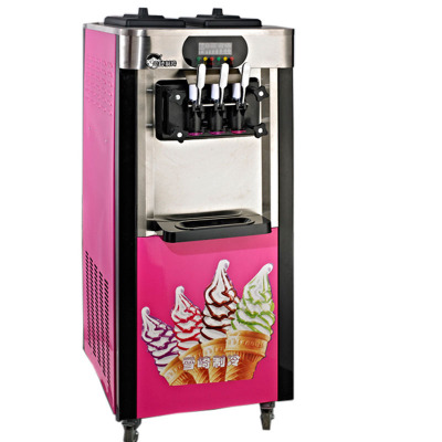 欧伦萨 三色冰淇淋机创业设备 软冰激凌机 商用冰淇淋机