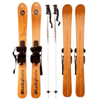 欧伦萨 户外运动实木滑雪板 滑雪双板 个性时尚雪橇 水曲柳 110cmW0XZ4