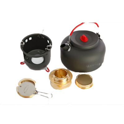 欧伦萨 时光煮水套装含酒精炉和户外咖啡水壶H65M2