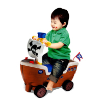 欧伦萨 户外运动儿童滑行学步车 海盗学步车可坐可骑儿童学步车玩具