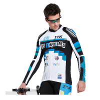 欧伦萨 运动户外骑行服夏季长袖骑行服自行车骑行服套装男 骑行上衣 L9456
