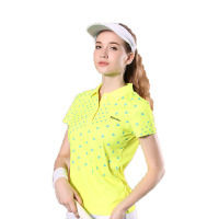 户外运动女士数码印花除臭抗菌DIY速干户外运动POLO衫定制网球服