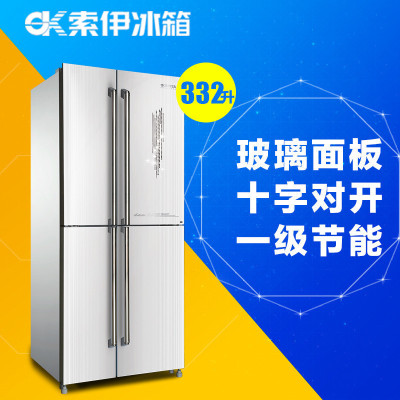 Soyea/索伊 BCD-332D铜管家用节能冰箱 对开多门电冰箱
