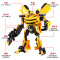 变形玩具金刚4 大号45cm大黄蜂带声光变形机器人模型玩具 儿童手动变身汽车人 男孩益智动漫玩具礼物