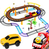 托马斯小火车玩具 儿童双层电动轨道车组合套装 男孩汽车女孩益智玩具赛车3-4-5-6-7-8-9岁生日礼物 小孩动手组装