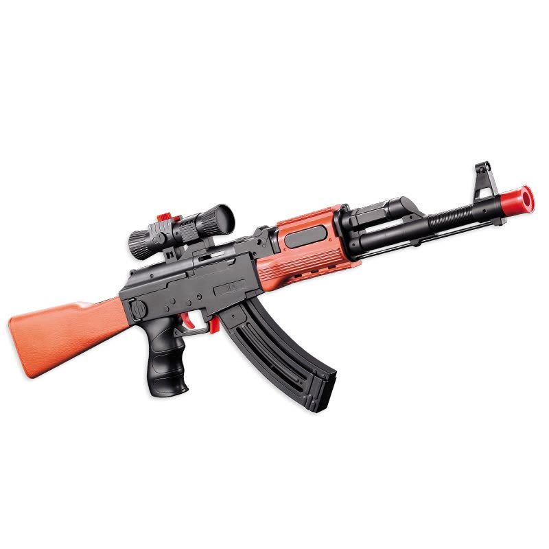 AK47水弹枪玩具 可发射子弹 儿童益智玩具枪模型 手动水晶弹枪吸水弹玩具 男孩户外运动射击玩具3-12岁生日礼物图片