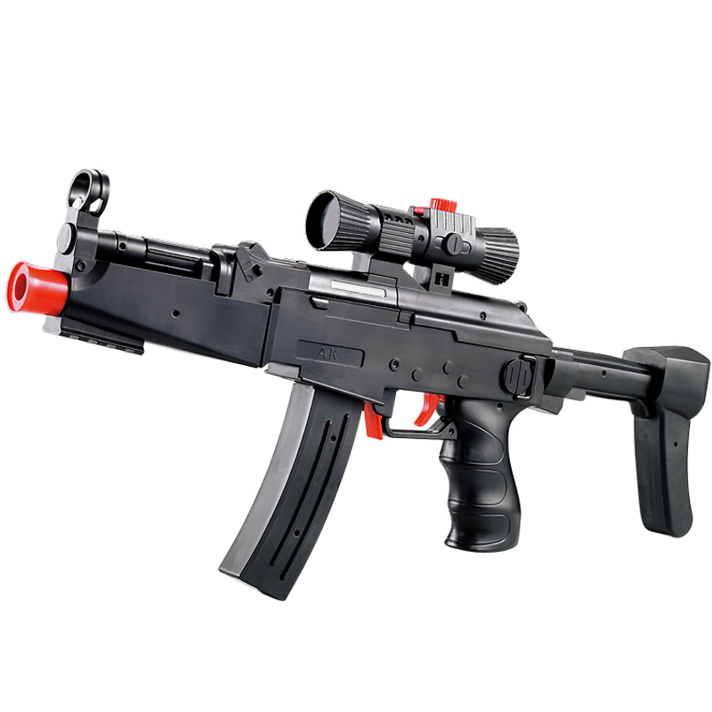MP4水弹枪玩具 可发射子弹吸水弹软枪玩具 儿童益智玩具枪模型 手动水晶弹枪男孩生日礼物 孩子新年玩具7-9-13岁