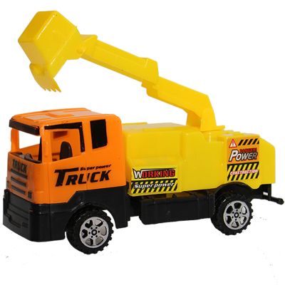 儿童玩具车 回力工程车挖土机吊车挖掘机搅拌车模型 幼儿早教益智玩具宝宝1-2-3-4--5-6岁小孩车车玩具