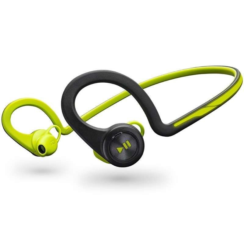 Plantronics/缤特力 BACKBEAT FIT 立体声耳麦 运动蓝牙耳机 防水 FIT（柠檬绿）