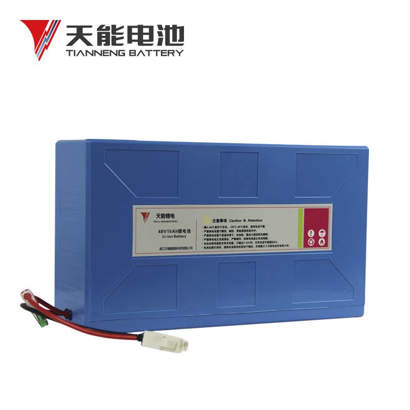 天能电池电动车锂电池48V15AH适用于铅酸48V12AH电池铅酸换锂电图片