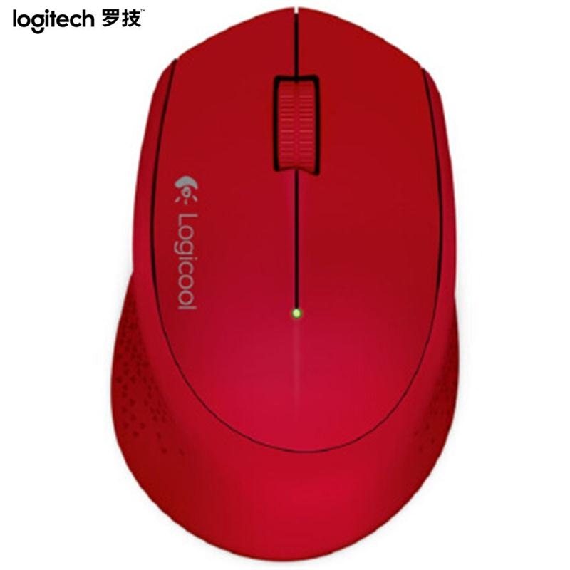 罗技（Logitech）M280 无线光电鼠标笔记本电脑苹果台式机办公省电M275升级包邮(红色)