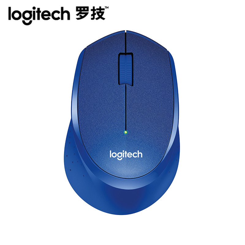 罗技(Logitech)M330 无线静音鼠标 办公笔记本省电无声鼠标M280/M275升级(黑色)高清大图