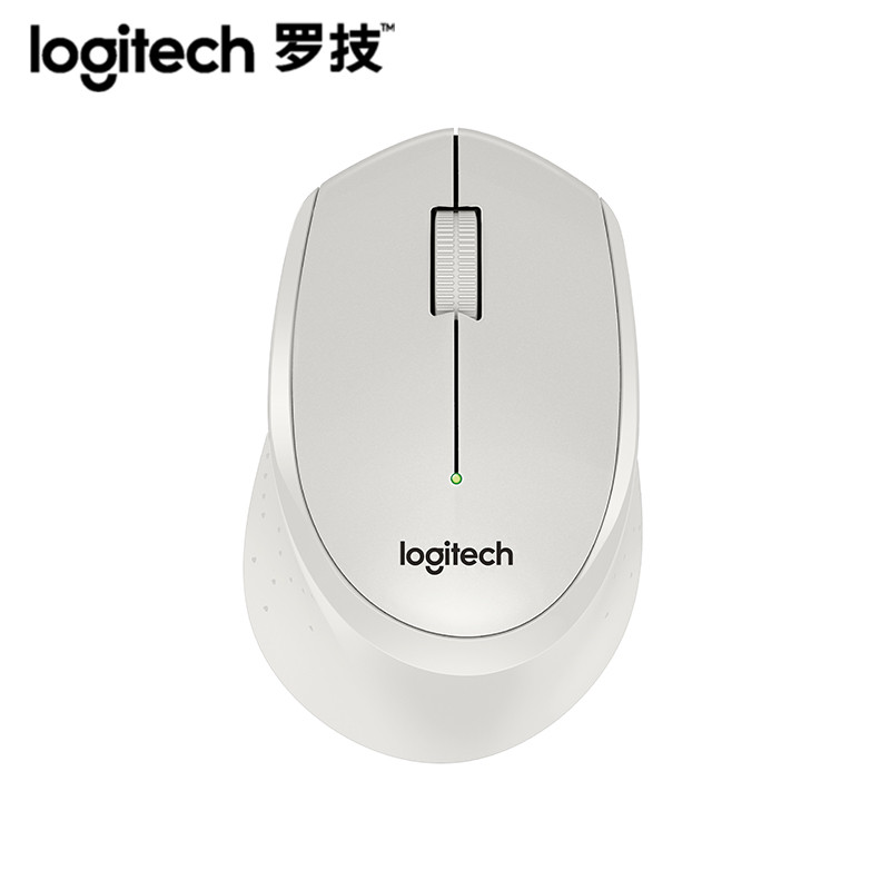 罗技(Logitech)M330 无线静音鼠标 办公笔记本省电无声鼠标M280/M275升级(黑色)高清大图