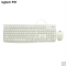 罗技（Logitech）MK120 USB键鼠套装 鼠标键盘套装 白色