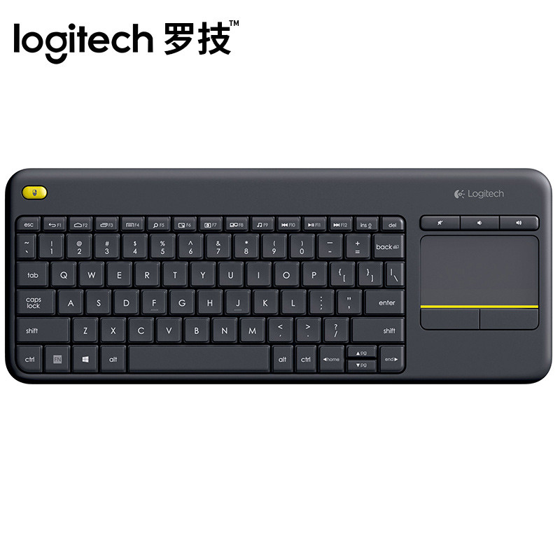 罗技(Logitech)K400 Plus安卓智能电视电脑笔记本触摸面板无线触控键盘