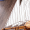 宜莱芙 实木帆船 简约帆船模型 （24cm）木制工艺品 欧式摆件 一帆风顺 教师节礼品