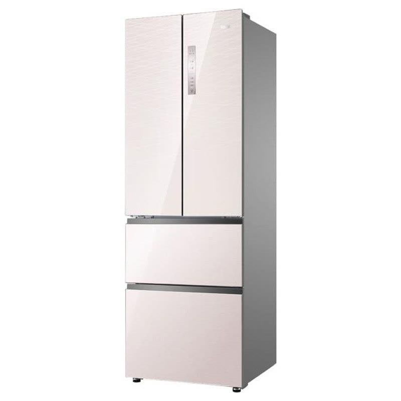 海尔(Haier) BCD-335WDECU1 法式多门冰箱 风冷无霜家用冰箱 彩晶玻璃变频静音四开门冰箱图片