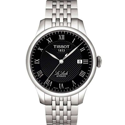 TISSOT天梭手表力洛克系列男士手表钢带机械男表
