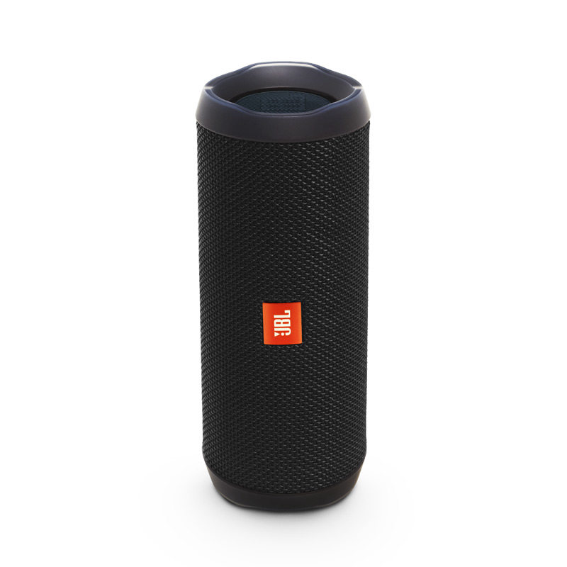 JBL FLIP4音乐万花筒4无线蓝牙音箱低音炮 防水音响 支持多台串联便携迷你 Flip4 炫酷黑 上海井仁专卖