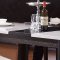 品一 现代简约伸缩折叠餐桌 大小户型钢化玻璃实木餐桌餐椅组合饭桌 餐厅家具