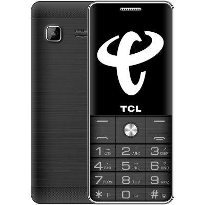 TCL cf189 直板功能机电信老人老年手机大声音大字体按键小手机超长待机备用CDMA电信版(黑色)不支持移动联通无4