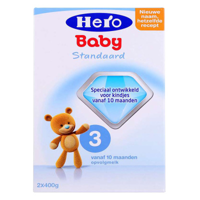 荷兰Hero Baby 3段婴幼儿牛奶粉 (10个月以上) 800g 原装进口