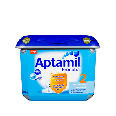 Aptamil德国爱他美2段 6-10个月婴幼儿奶粉 800g/罐 原装进口二段 新包装安心罐