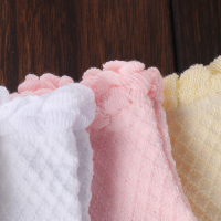 【单双装】【三双包邮】贝乐咿 新生儿男女宝宝初生婴儿袜子单层纯棉全棉网口袜