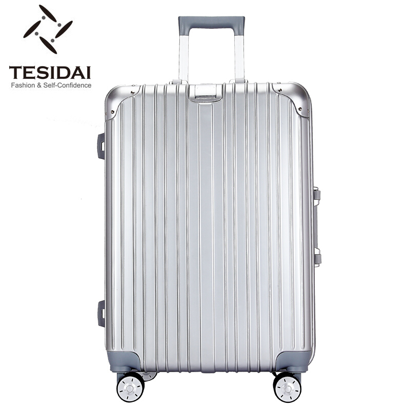 轮铝框拉杆箱24英寸旅行箱男女行李箱