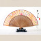 中工美 王星记扇子女式折扇中国风古风真丝绢扇古典日式礼品扇折叠扇