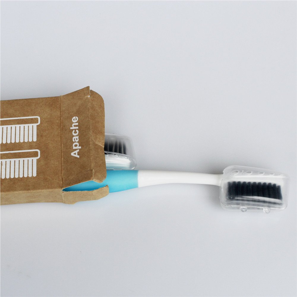 Apache阿帕齐竹碳软毛牙刷超细柔韧刷毛 6支家庭特惠装牙刷