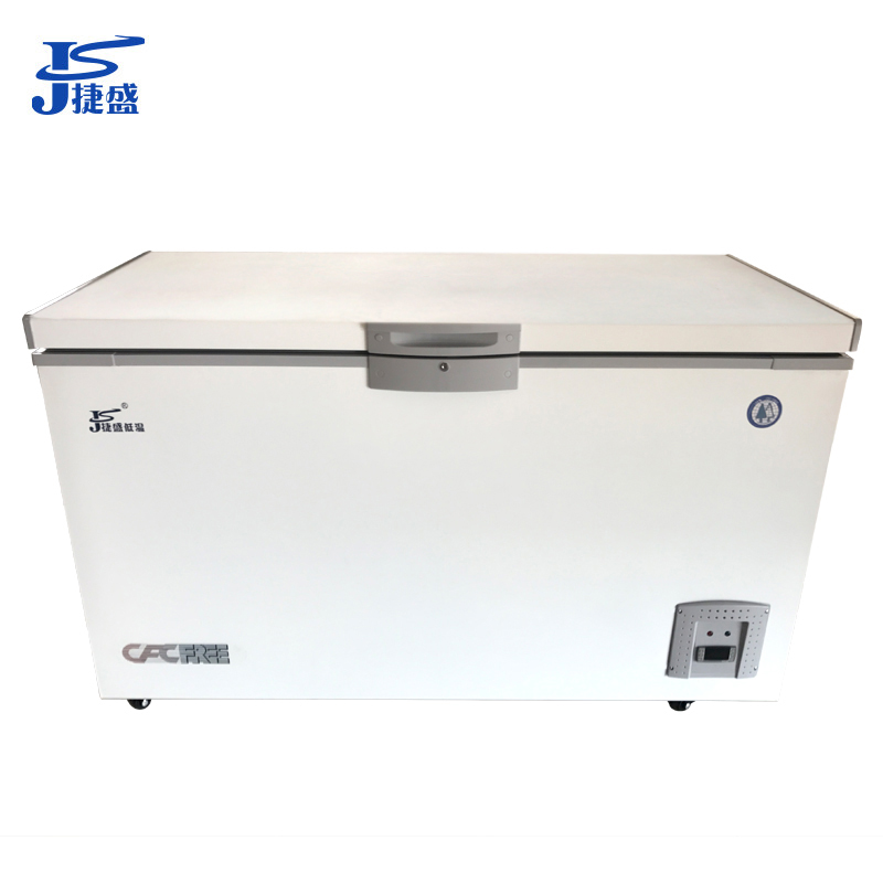 捷盛（JS）DW-45W308 -45℃308升 卧式超低温冷柜 金枪鱼深海鱼类保存箱 实验医用超低温冰箱 带锁低温冷柜