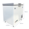 捷盛(JS)DW-86W108 -80℃108升卧式超低温冷柜实验深冷低温柜汽车零件钢材工业深低温试验设备干冰保存箱