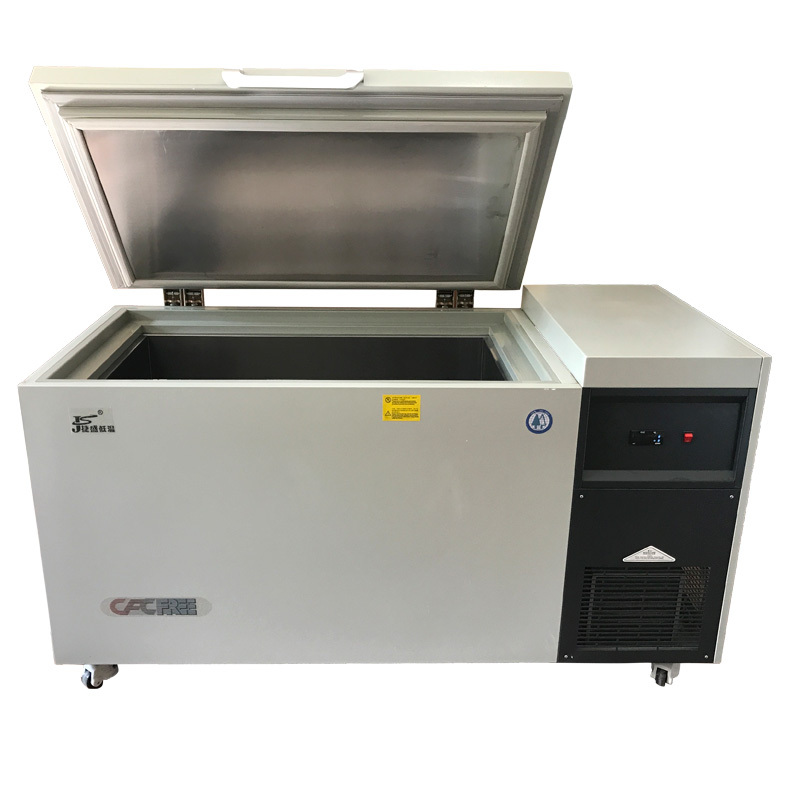 捷盛(JS)DW-60W300 -60度300升豪华型卧式超低温冷柜金枪鱼低温柜保存箱实验工业超低温试验设备低温冰柜