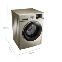 美的(Midea) MD80-1433WDG 8公斤 洗烘一体机 智能操控 变频节能 家用