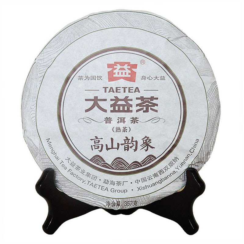 2015年大益 高山韵象 普洱茶 云南饼茶 熟茶 357克/饼