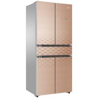 海尔统帅BCD-480WLDCP家用多门冰箱风冷无霜冰箱 干湿分储五门冰箱 智能变频冰箱 冷软冻四门冰箱