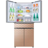 海尔统帅BCD-480WLDCP家用多门冰箱风冷无霜冰箱 干湿分储五门冰箱 智能变频冰箱 冷软冻四门冰箱