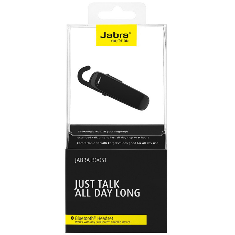 捷波朗（Jabra） 劲步 BOOST蓝牙耳机 三星 苹果 通用型蓝牙 迷你无线耳机 黑色