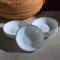 LICHEN 景德镇骨瓷餐具碗盘碟单件 陶瓷4英寸味碟1个