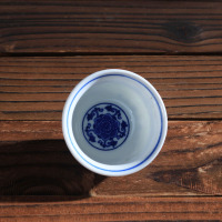 景德镇青花玲珑陶瓷茶杯可做酒杯 约100ml一个