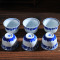 景德镇青花玲珑陶瓷茶具套装一壶六杯 牡丹花套装